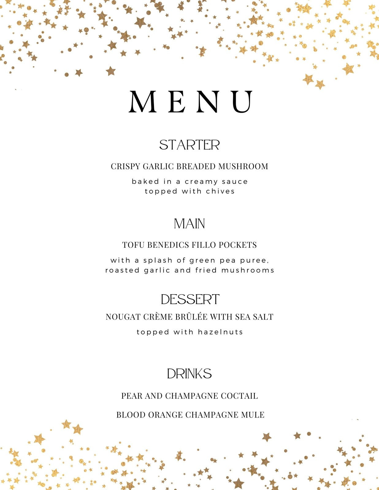 Free Printable And Customizable Dinner Party Menu Templates | Canva in Free Printable Dinner Party Menu Template