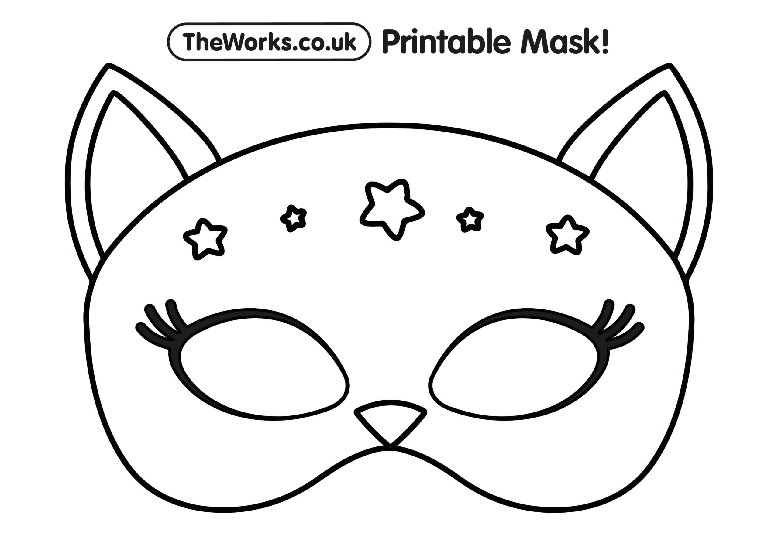 Free Printable Animal Masks | The Works in Free Printable Face Masks