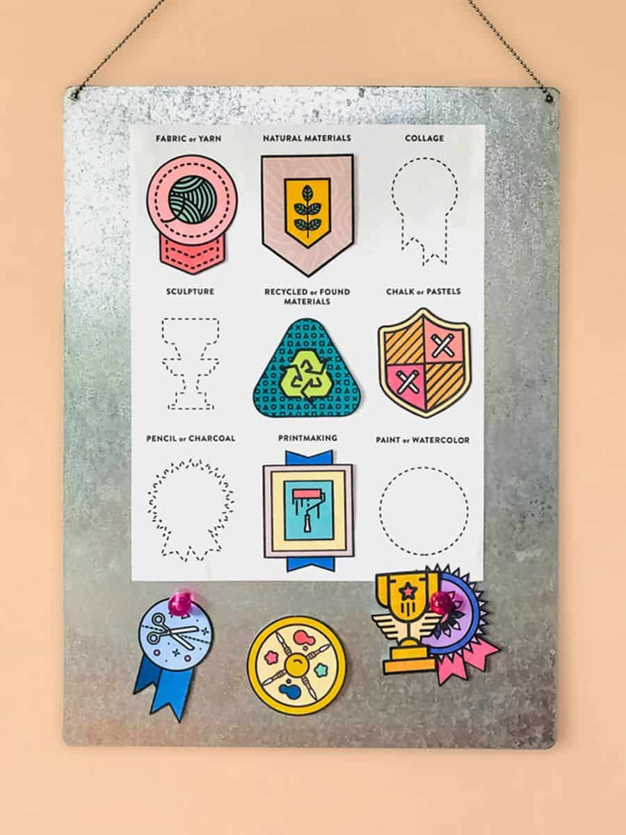 Free Printable Art Badges For Kids with regard to Free Printable Badges