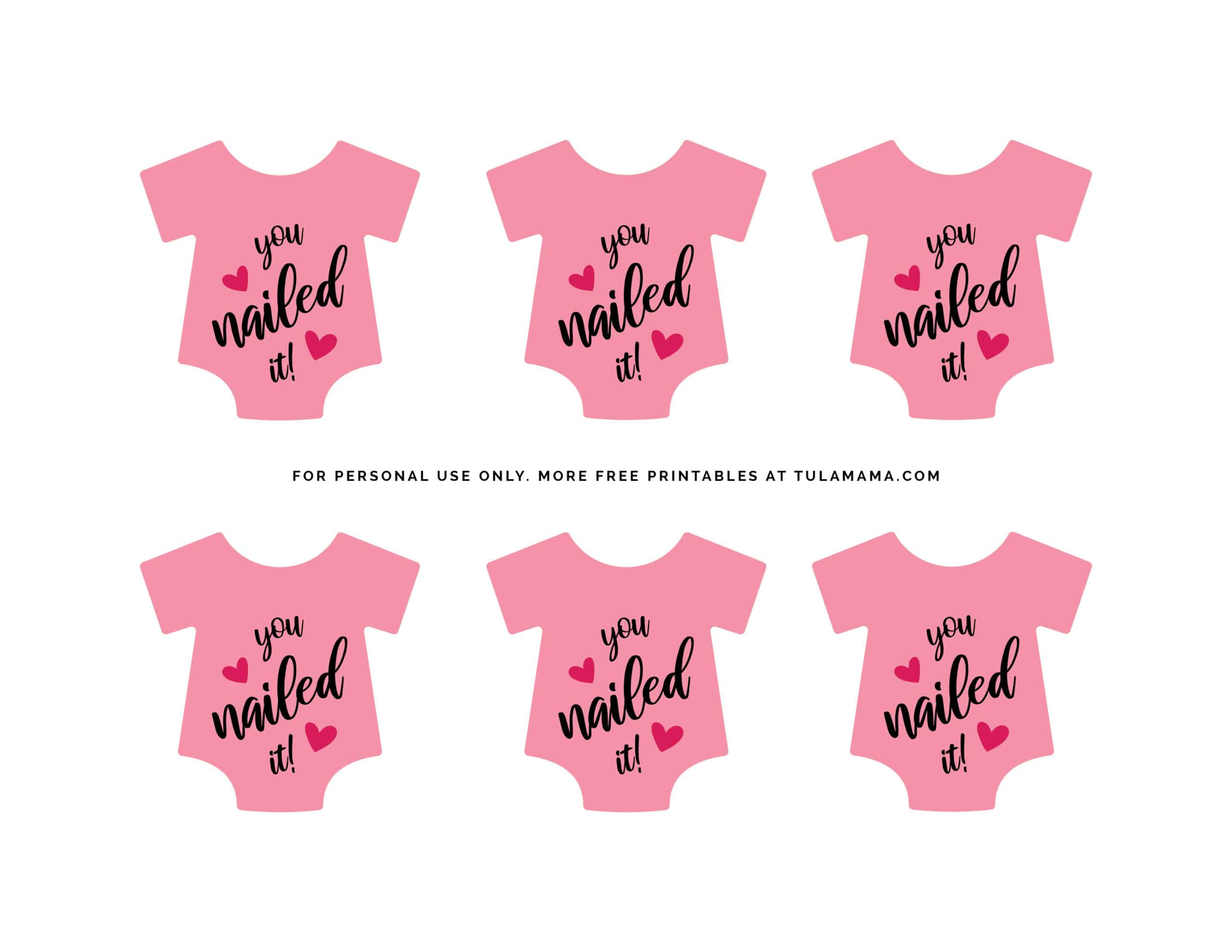 Free Printable Baby Onesie Template For Baby Shower Decorations in Free Printable Onesie Pattern