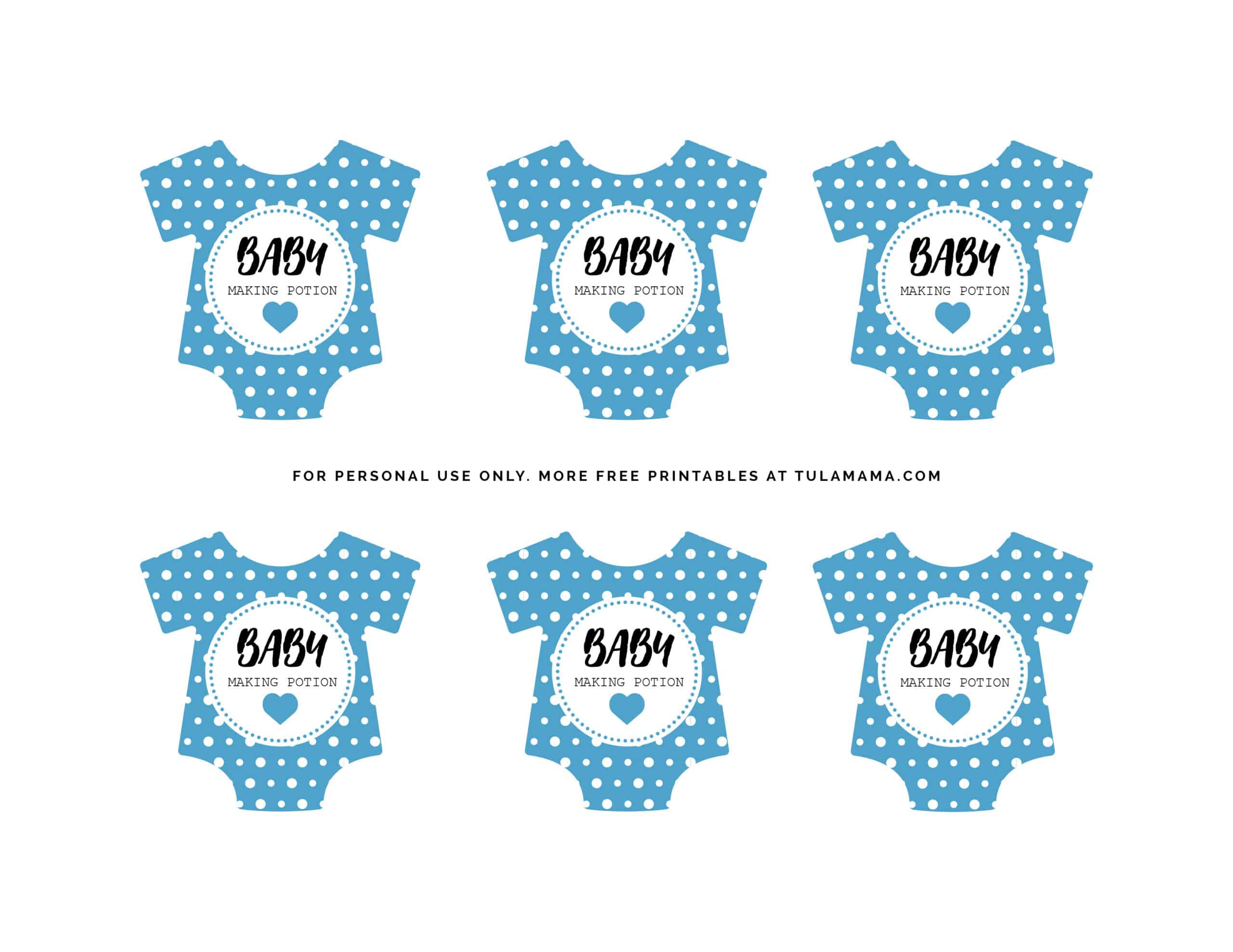 Free Printable Baby Onesie Template For Baby Shower Decorations throughout Free Printable Boy Baby Shower Photo Booth Props