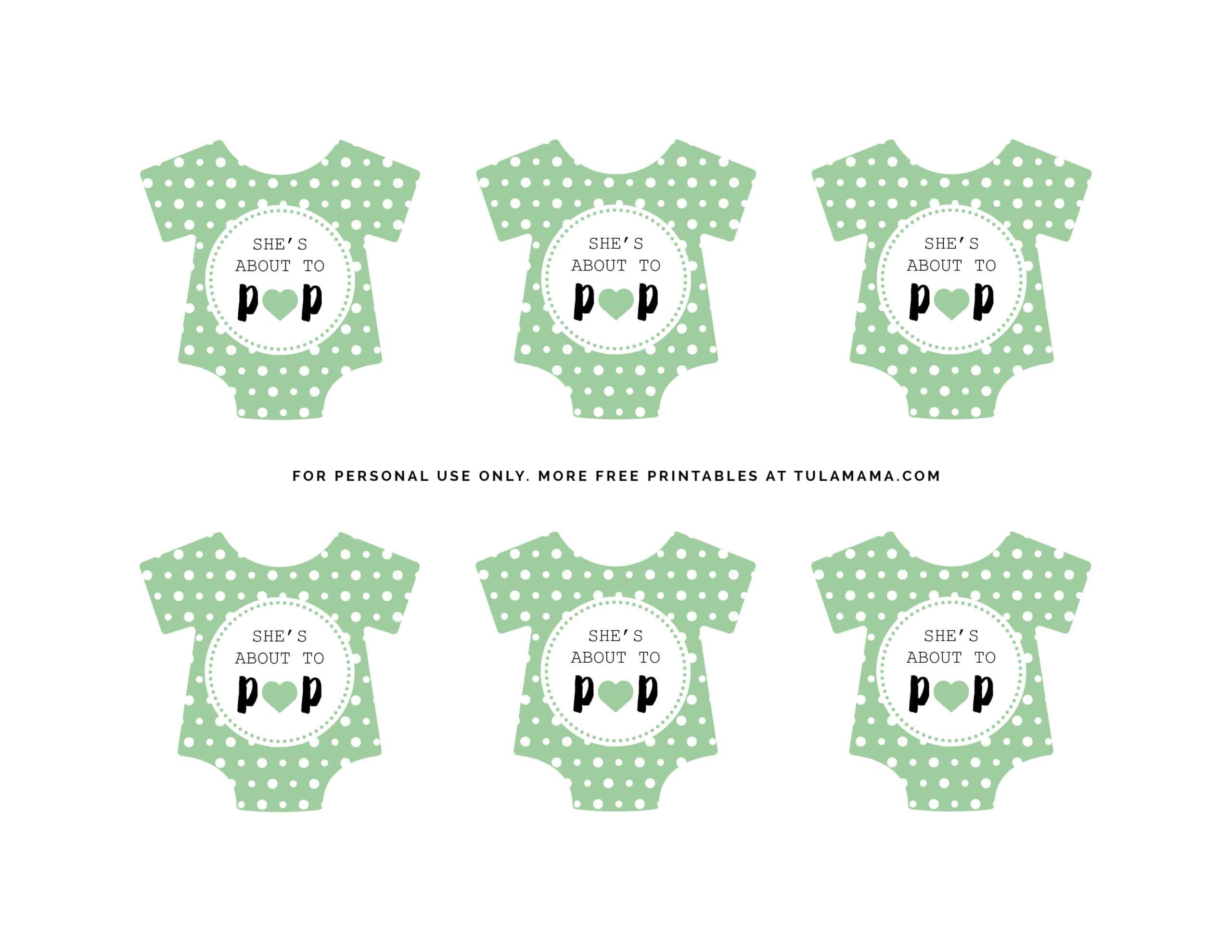 Free Printable Baby Onesie Template For Baby Shower Decorations throughout Free Printable Onesie Pattern