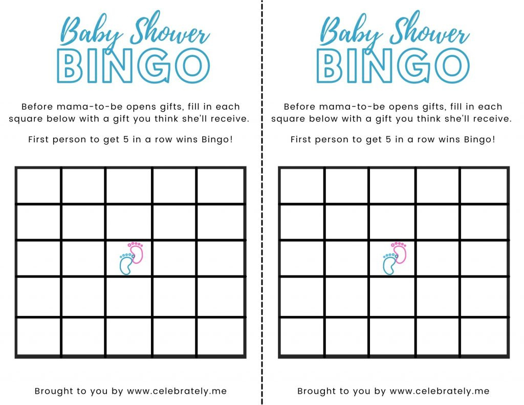 Free Printable Baby Shower Bingo Cards (Gift And Traditional throughout Baby Bingo Free Printable Template