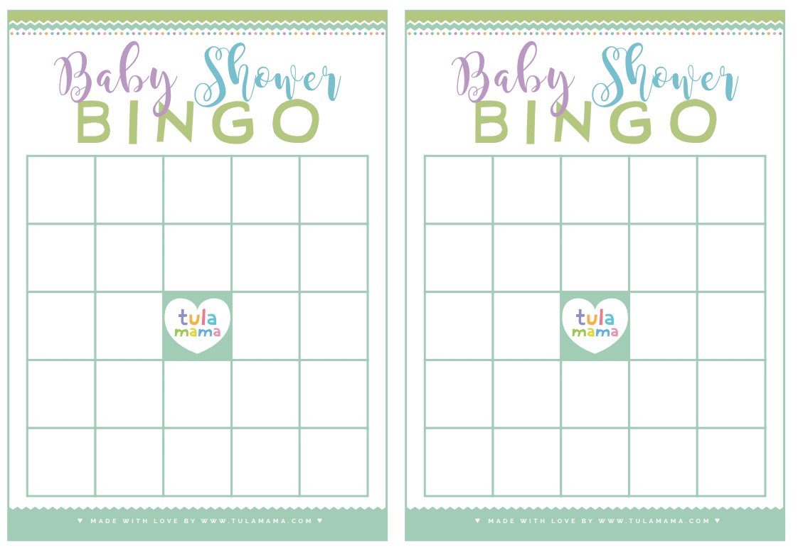Free Printable Baby Shower Bingo throughout Free Printable Baby Shower Bingo Blank Cards