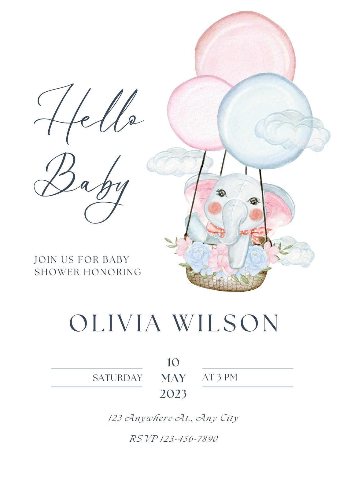 Free Printable Baby Shower Invitation Custom Printable Free within Baby Invitations Printable Free