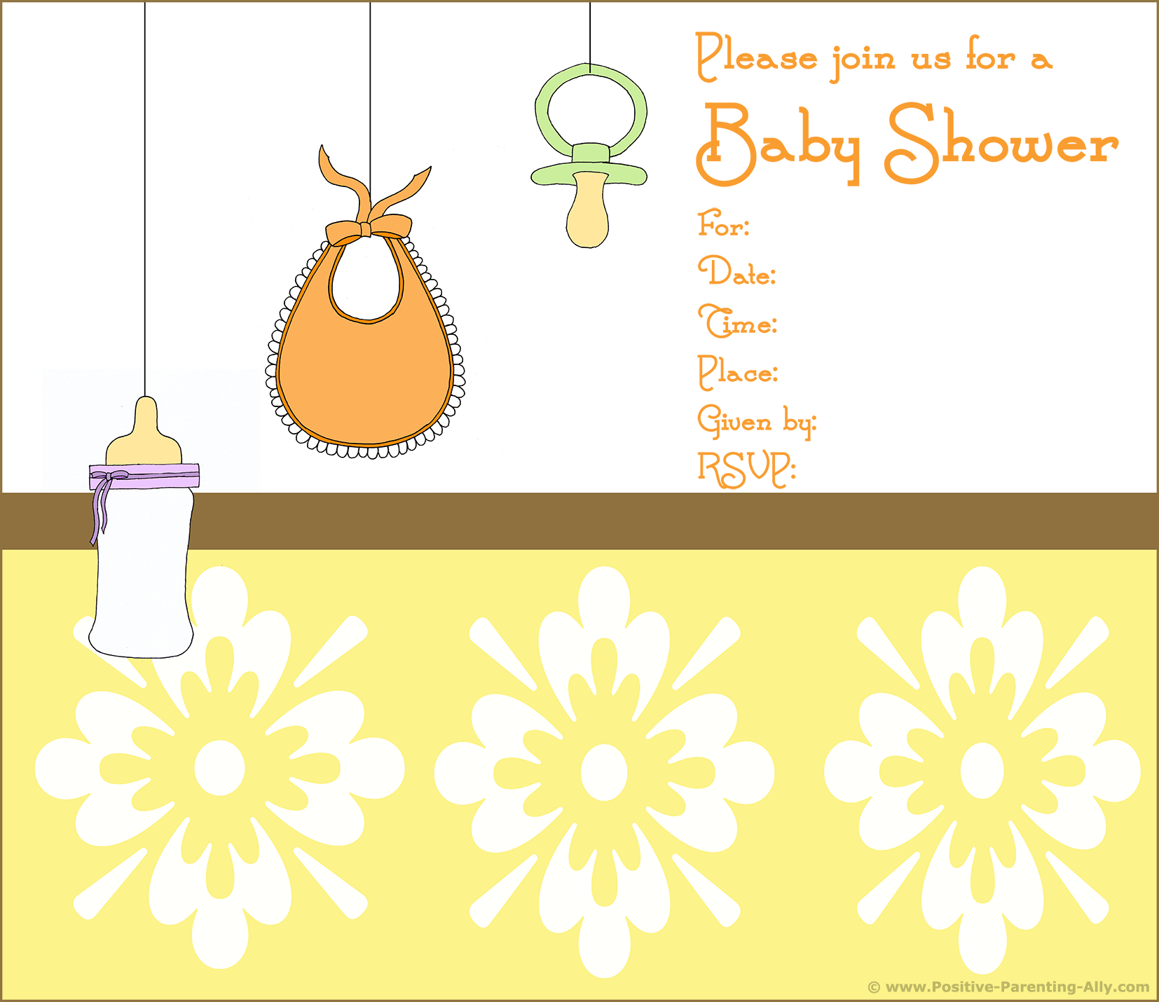 Free Printable Baby Shower Invitations In High Quality Resolution inside Baby Shower Templates Free Printable