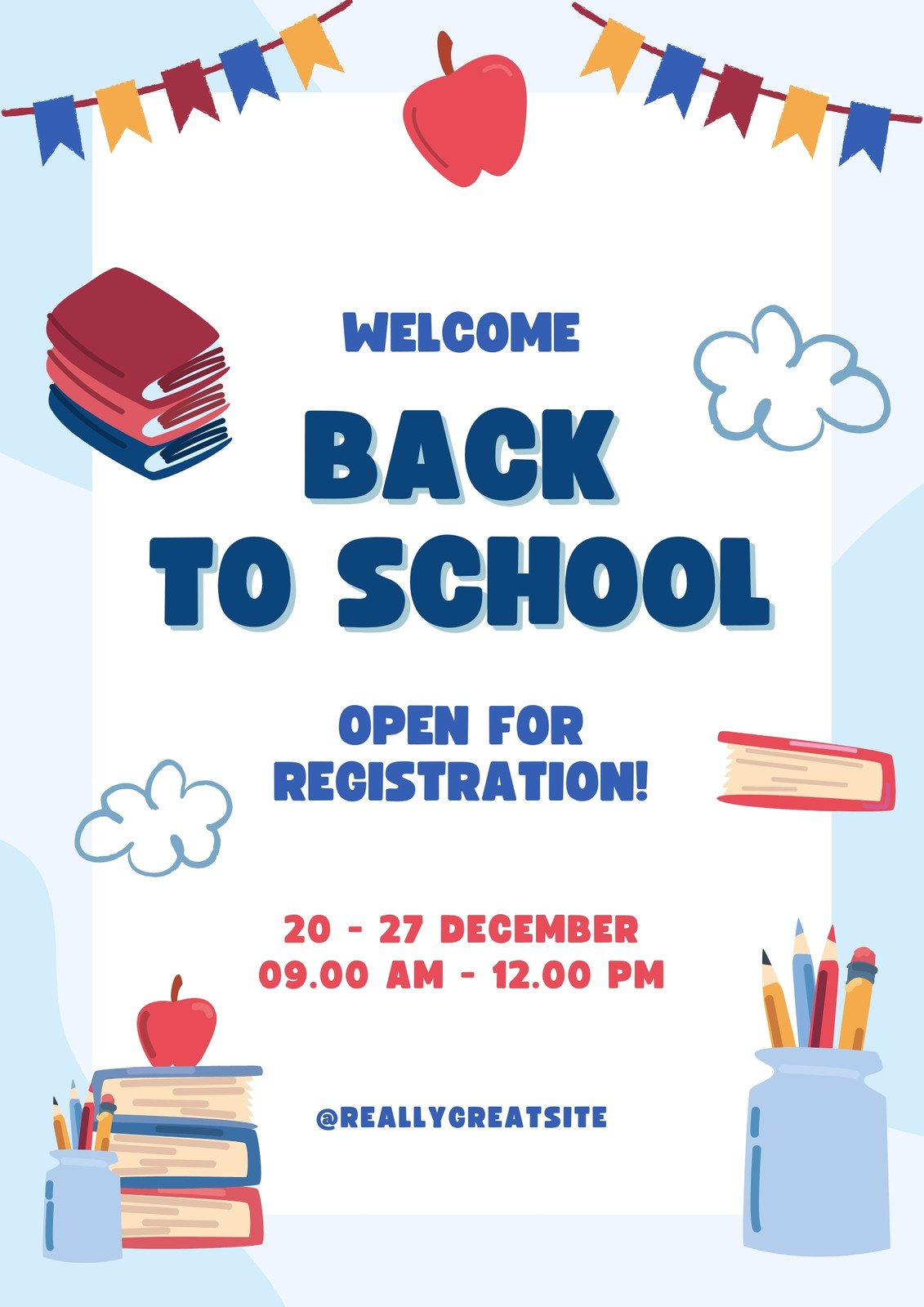 Free, Printable Back To School Flyer Templates | Canva within Free Printable Flyer Templates