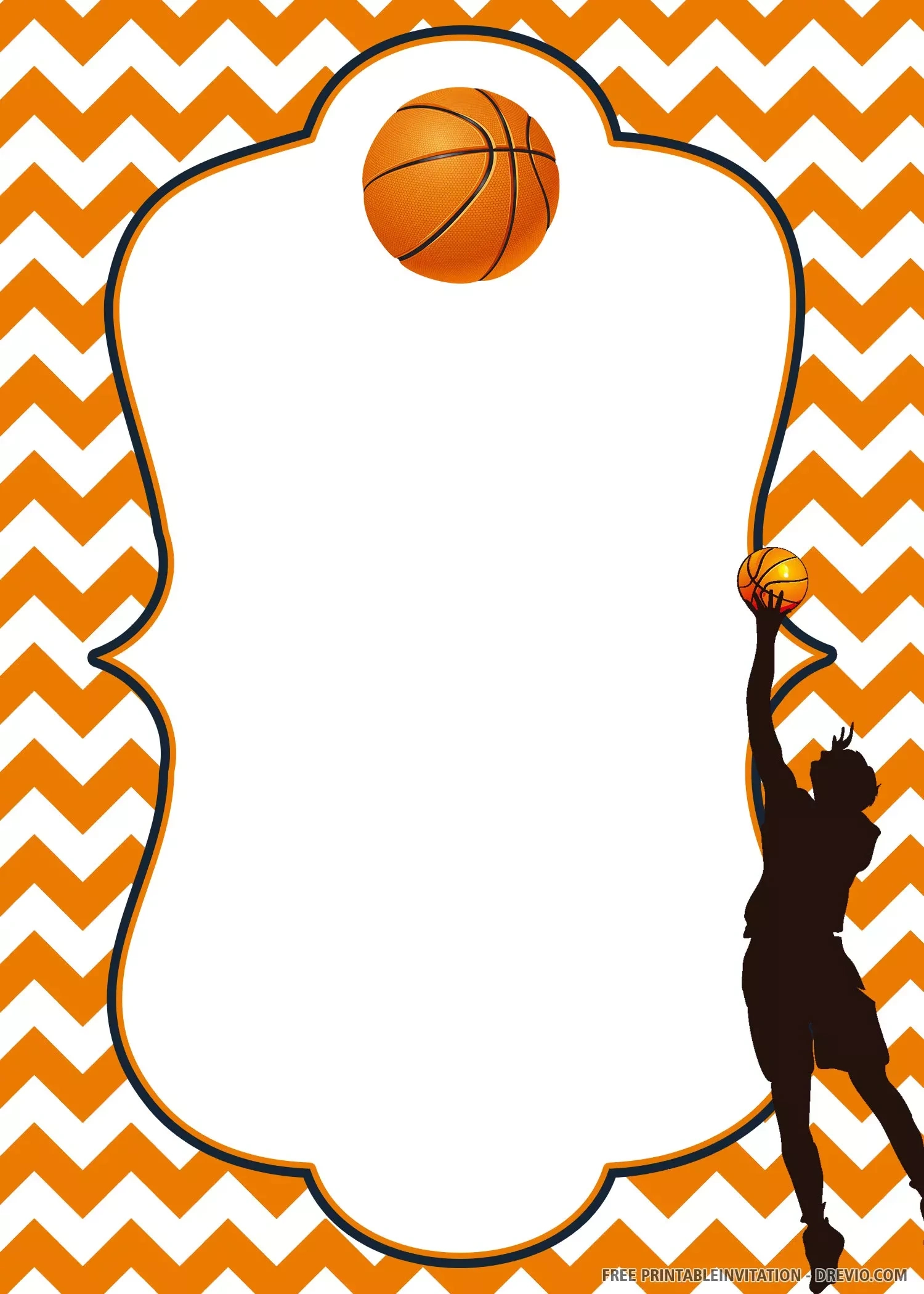 Free Printable Basketball Invitation Templates - Worksheets Library in Basketball Invites Free Printable