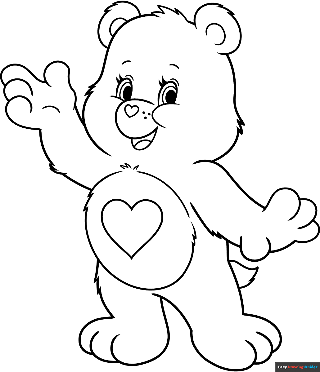 Free Printable Bear Coloring Pages For Kids throughout Teddy Bear Coloring Pages Free Printable