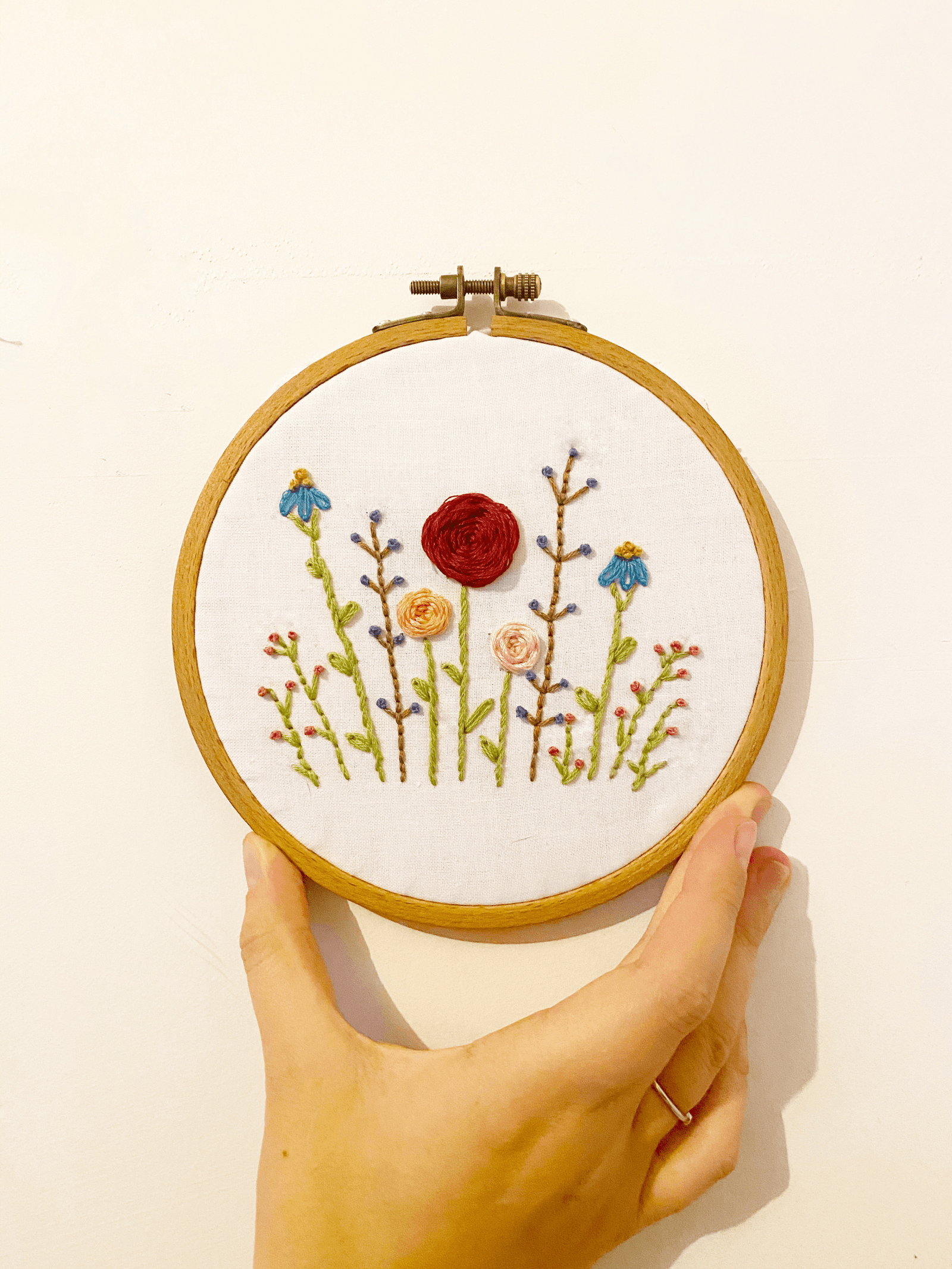 Free Printable Beginner Embroidery Pattern | Missy Kate Creations regarding Free Printable Embroidery Patterns