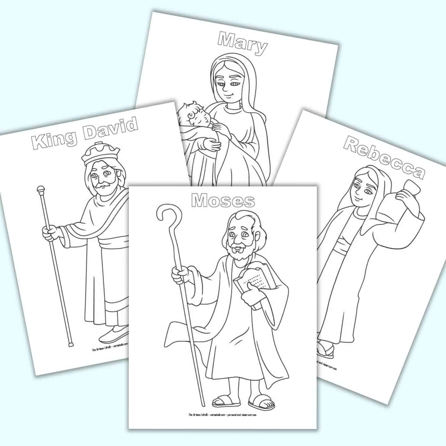 Free Printable Bible Character Coloring Pages For Kids - The with regard to Free Printable Bible Characters Coloring Pages