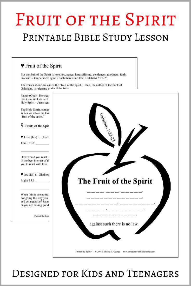 Free Printable Bible Study Lesson For Kids &Amp; Teens | Youth intended for Free Printable Children's Bible Lessons Worksheets