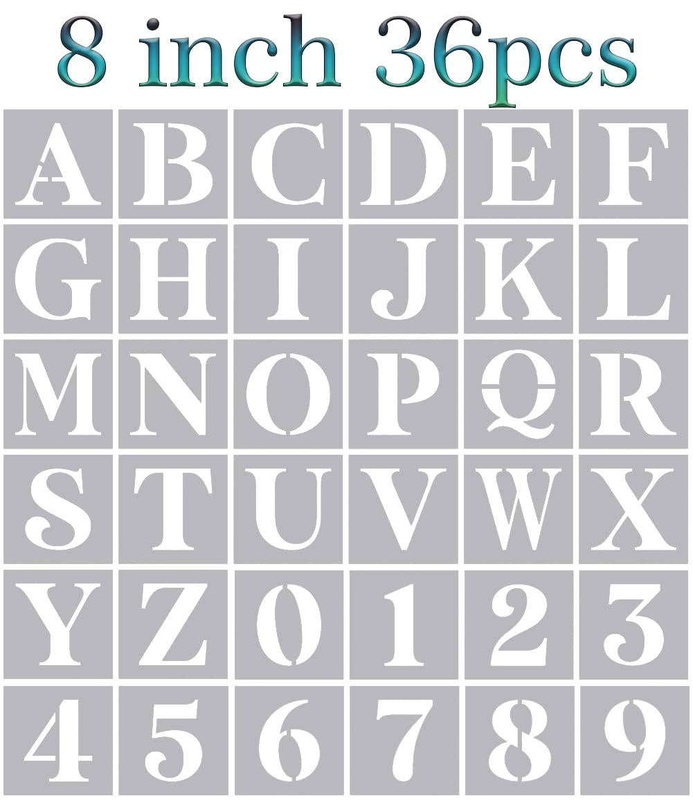 Free Printable Big Large Letter Stencils - Free Printable Stencils regarding Free Printable 8 Inch Letters