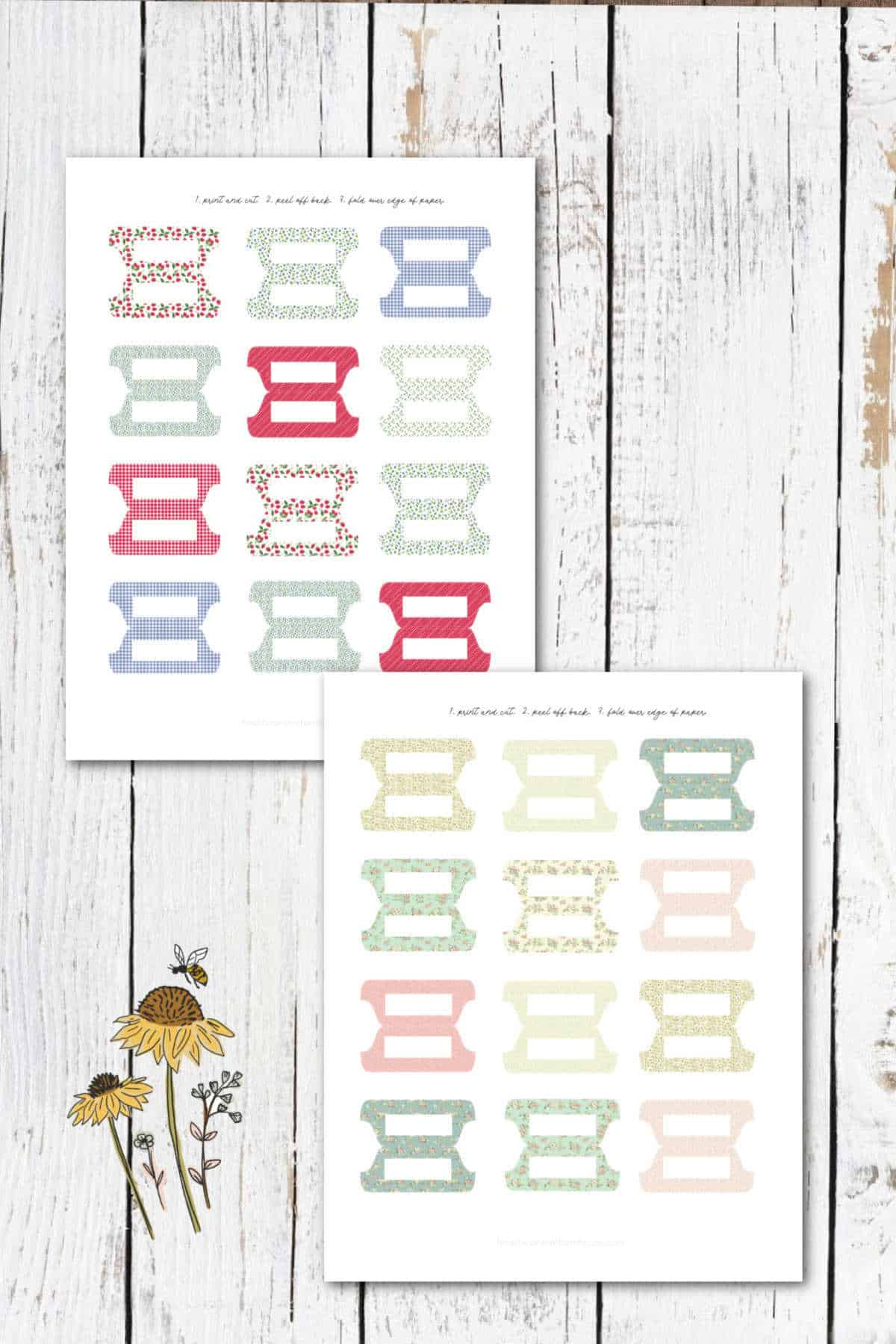 Free Printable Binder Divider Tabs : Heart'S Content Farmhouse for Free Printable Tabs For Binders