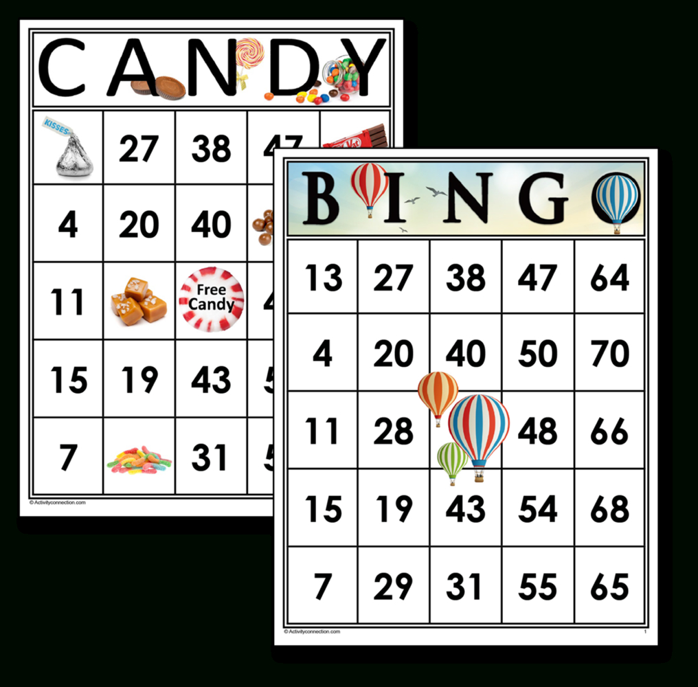 Free Printable Bingo Cards - Activity Connection throughout Free Printable Bingo Games