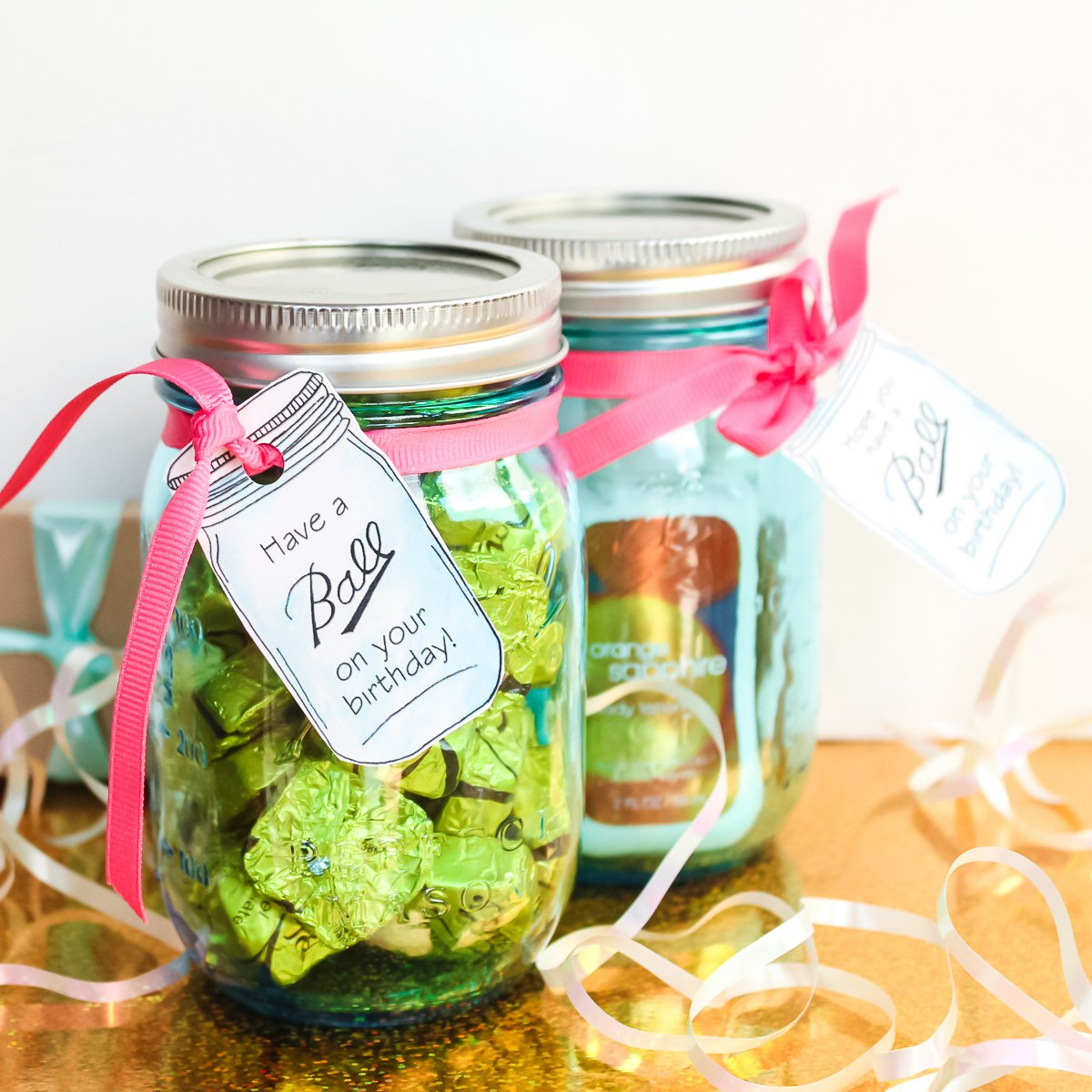 Free Printable Birthday Tags Anyone Will Love - Angie Holden The with Free Printable Mason Jar Gift Tags