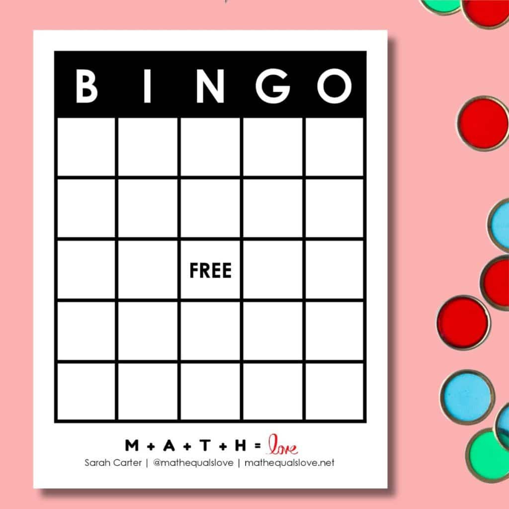 Free Printable Blank Bingo Card Template (Pdf) for Free Printable Hoy Sheets