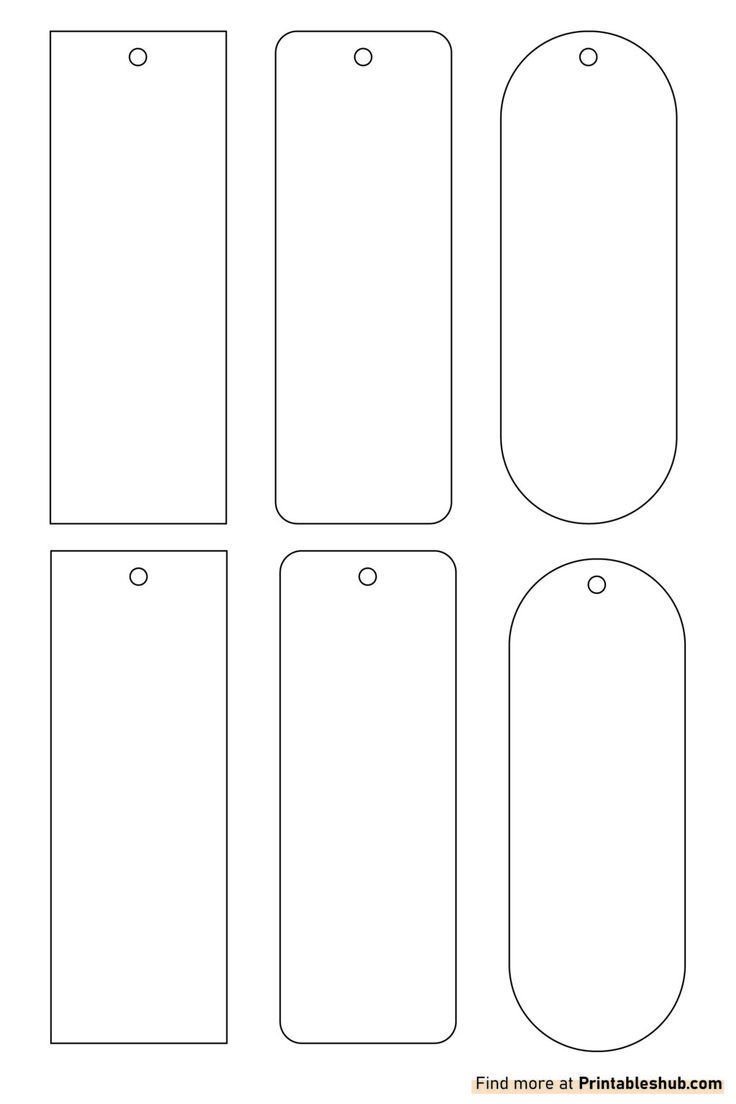 Free Printable Blank Bookmark Template [Pdf Included] with regard to Free Printable Blank Bookmarks