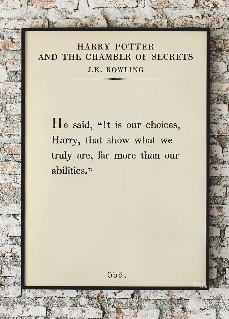 Free Printable Book Page Quote Art - The Navage Patch inside Free Printable Book Pages