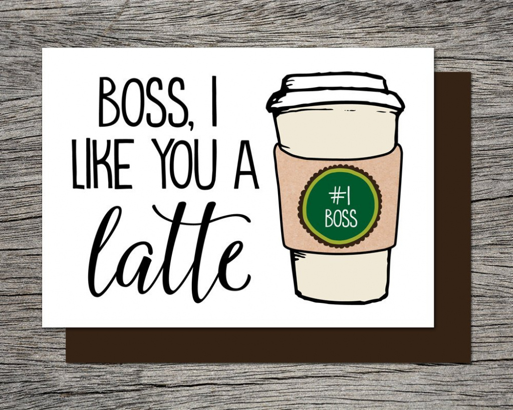 Free Printable Bosses Day Cards - Printable Party Favors within Free Printable Funny Boss Day Cards