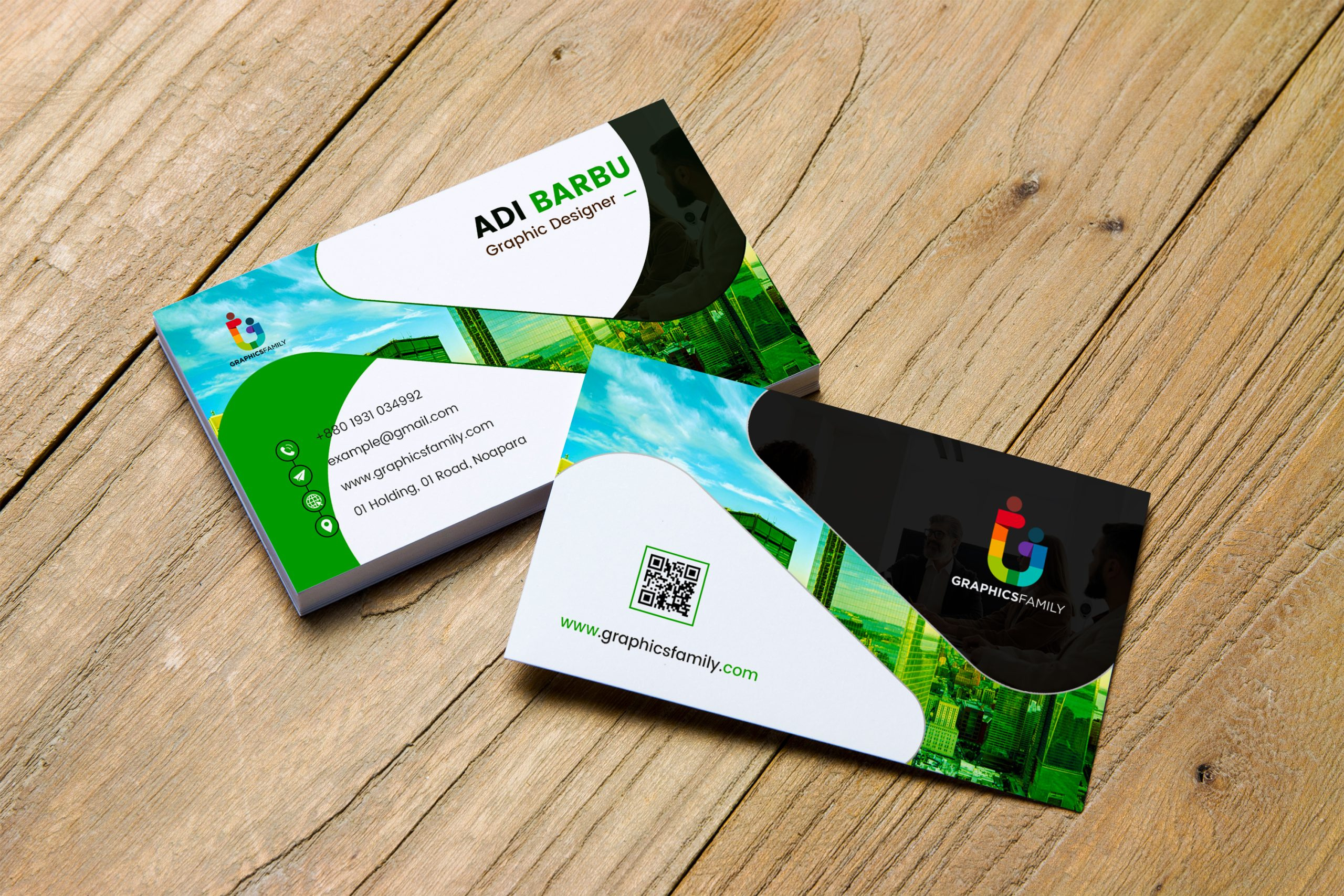 Free Printable Business Card Template – Graphicsfamily in Free Printable Business Card Templates