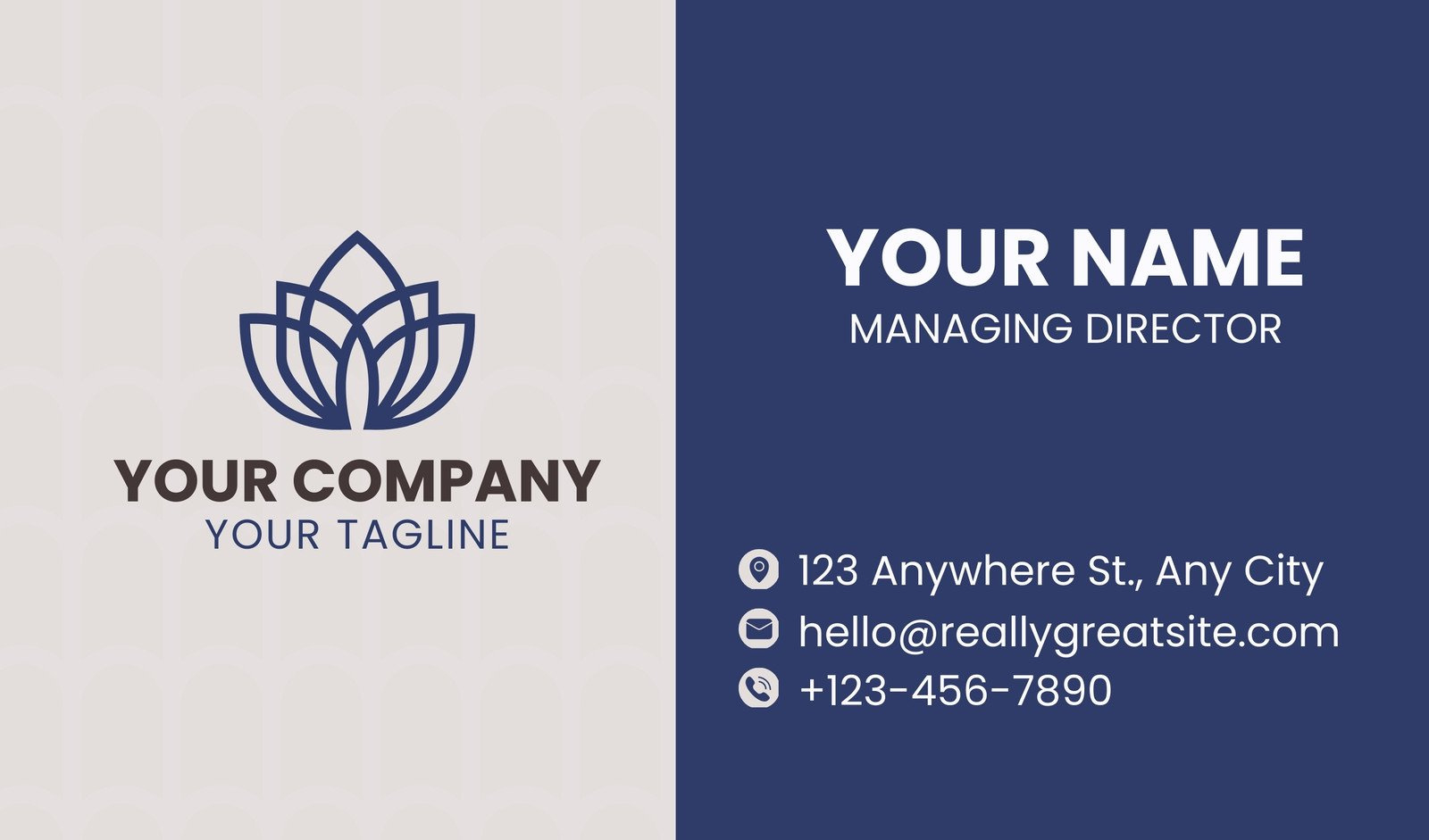 Free Printable Business Card Templates You Can Customize | Canva pertaining to Free Printable Business Cards Online