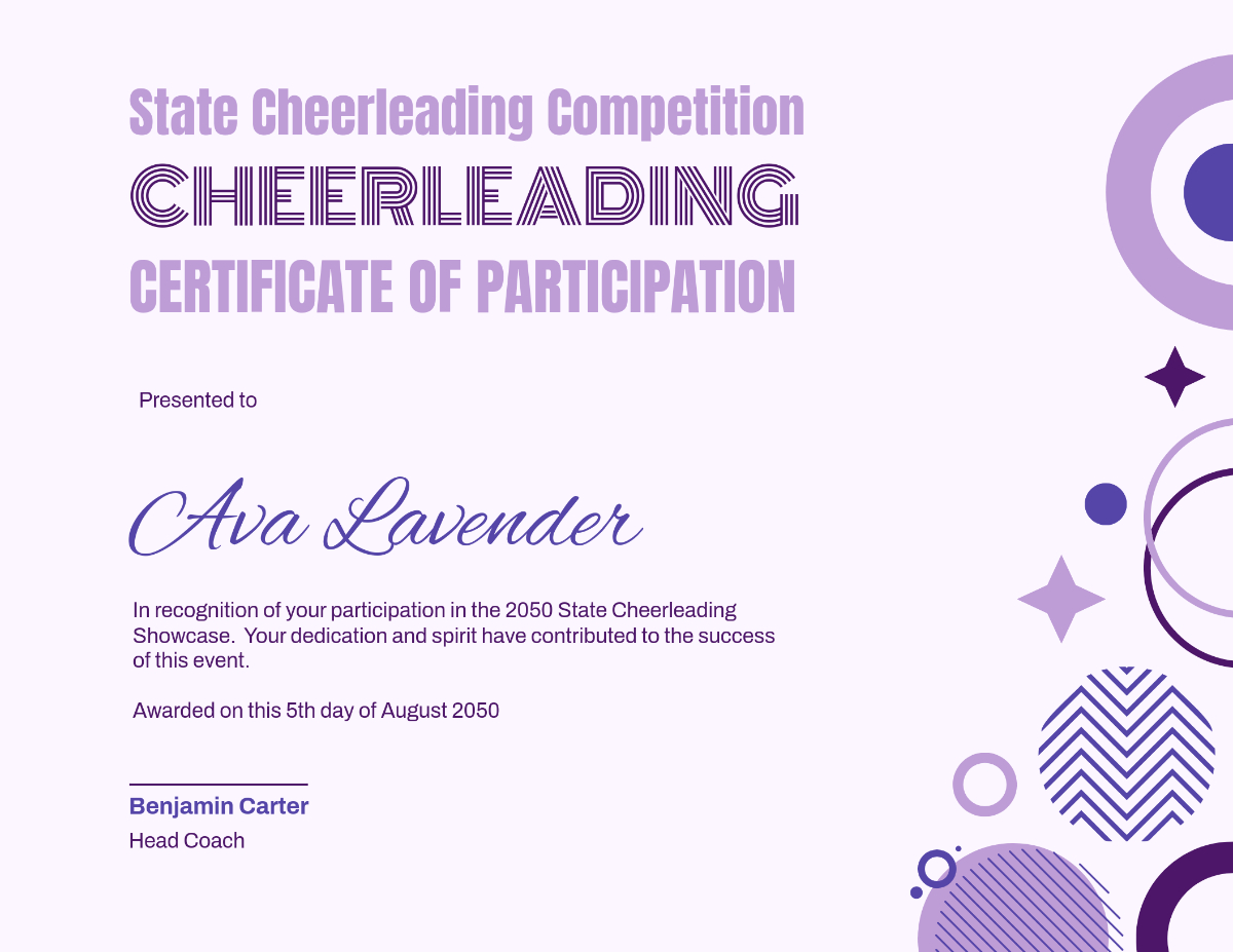 Free Printable Cheer-Leading Certificate Templates To Customize Online with regard to Free Printable Cheerleader Certificates