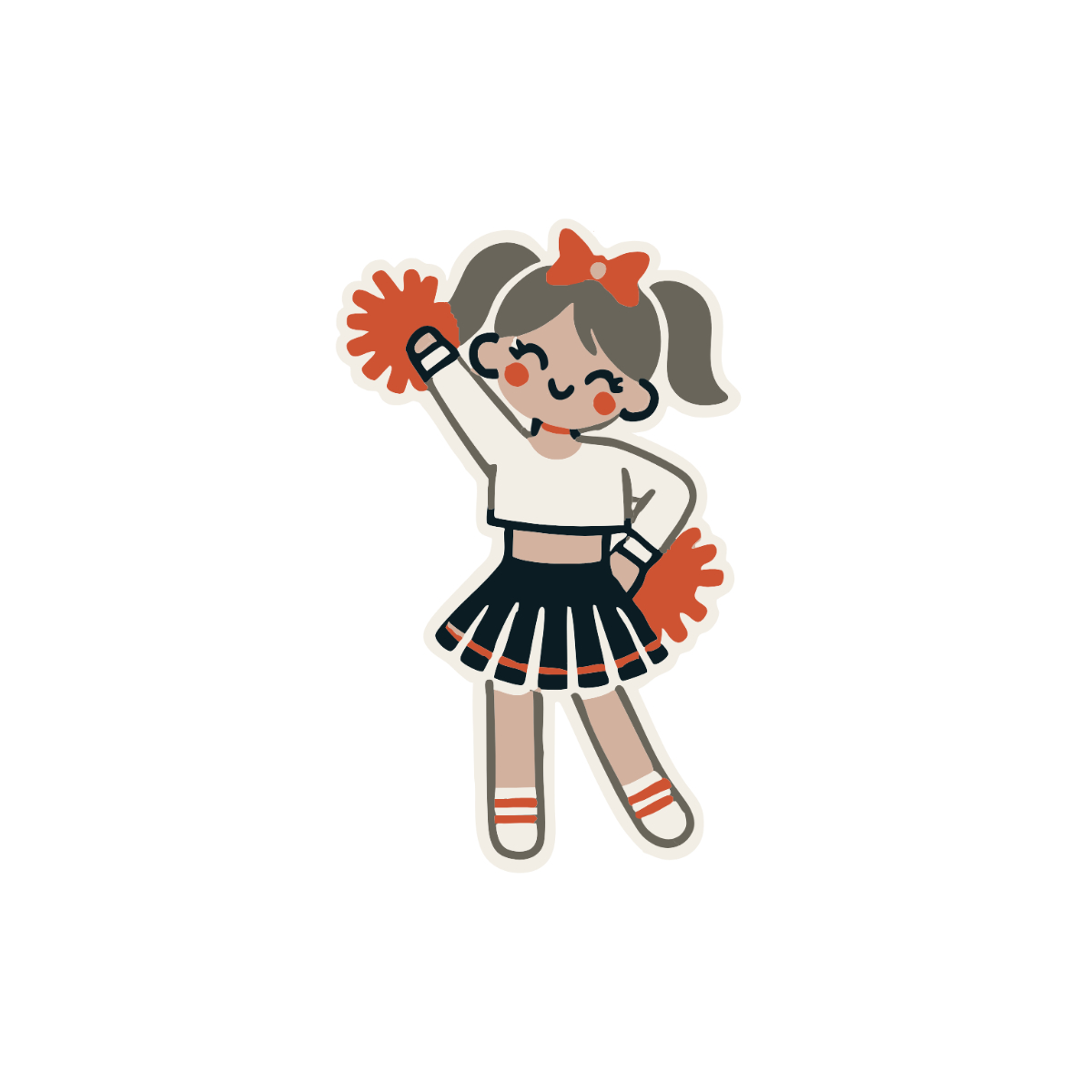 Free Printable Cheerleader Clipart Template To Edit Online within Free Printable Cheerleading Clipart