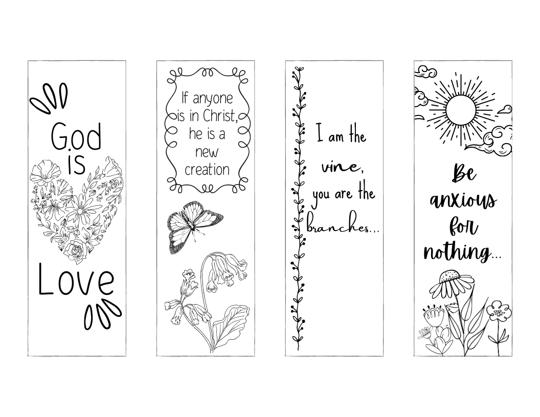 Free Printable Christian Bookmarks - Printable Party Favors with regard to Free Printable Bible Bookmarks Templates
