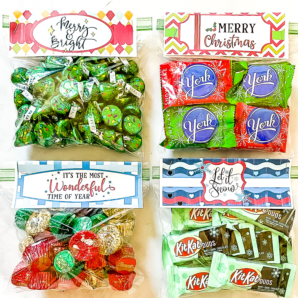 Free Printable Christmas Bag Toppers - Sweet Pea intended for Free Printable Bag Toppers