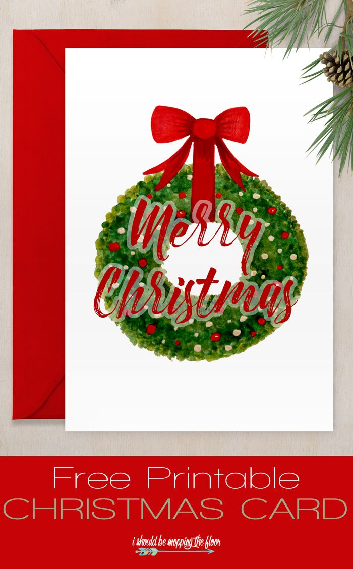 Free Printable Christmas Card throughout Free Printable Xmas Cards Download