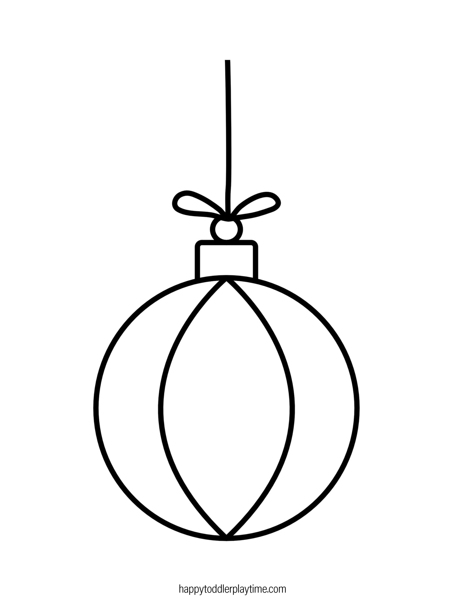 Free Printable Christmas Ornament Coloring Pages - Happy Toddler intended for Free Printable Christmas Ornament Coloring Pages