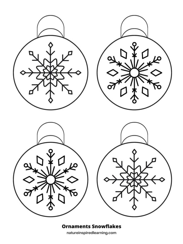 Free Printable Christmas Ornament Coloring Pages with regard to Free Printable Christmas Ornament Coloring Pages