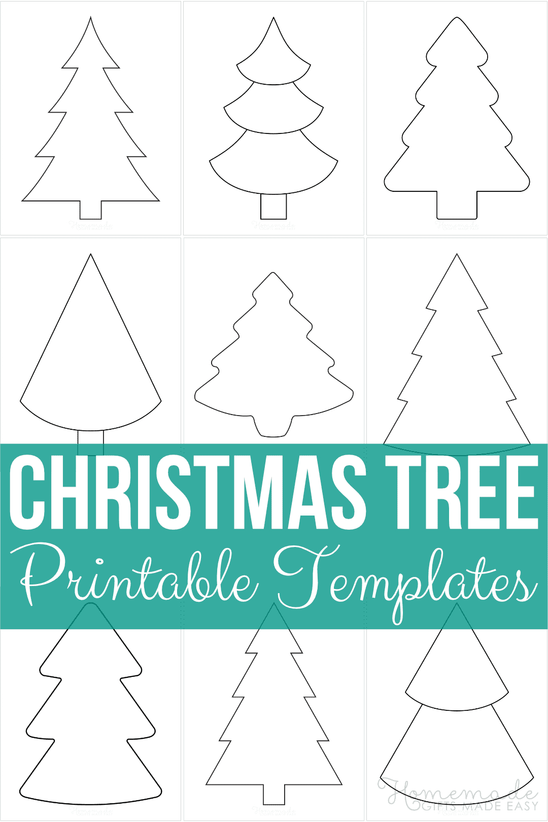 Free Printable Christmas Tree Templates And Outlines inside Free Printable Christmas Tree Template