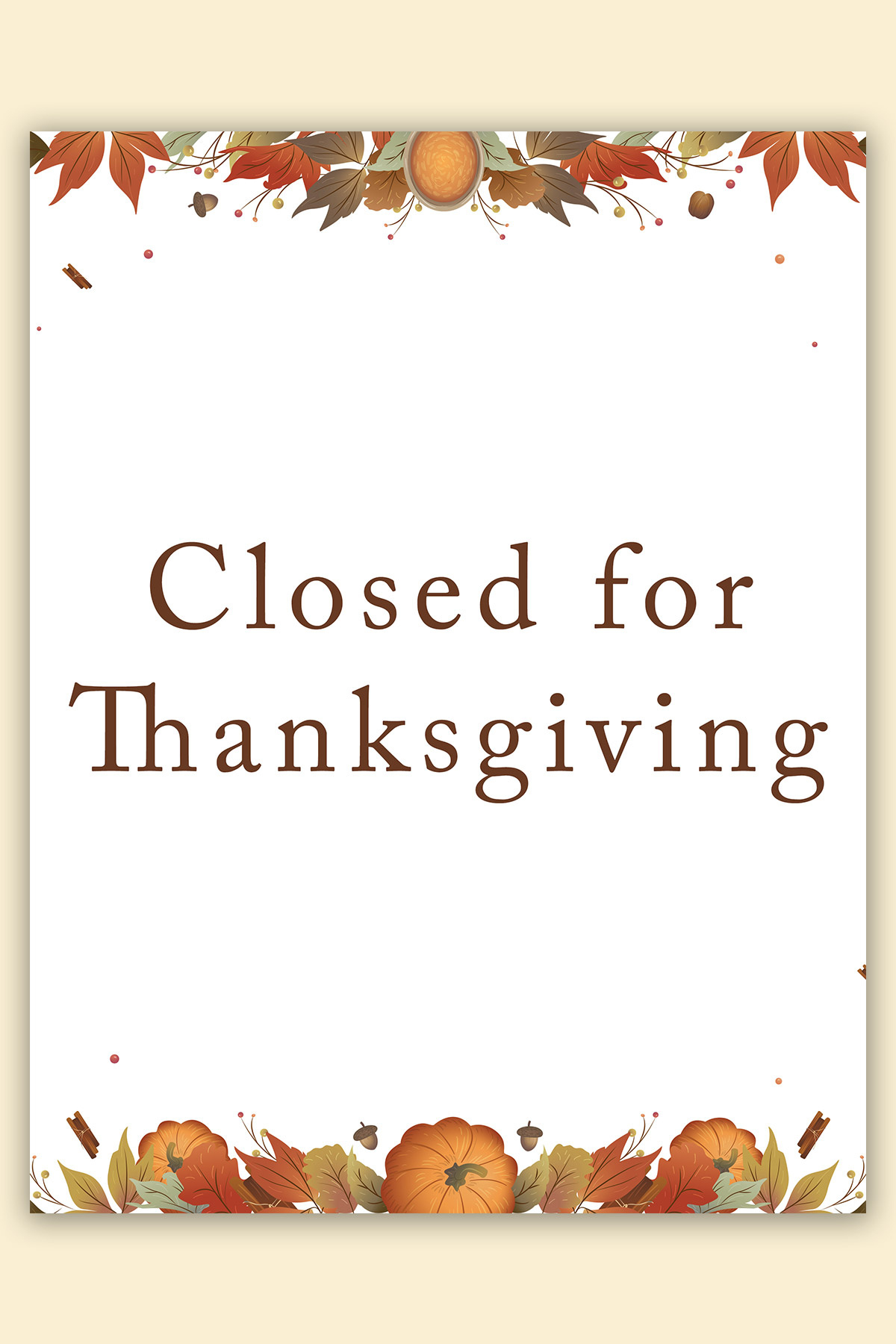 Free-Printable-Closed-For-Thanksgiving-Sign-Example-9 - Mom Envy with Free Printable Closed Thanksgiving Day Signs