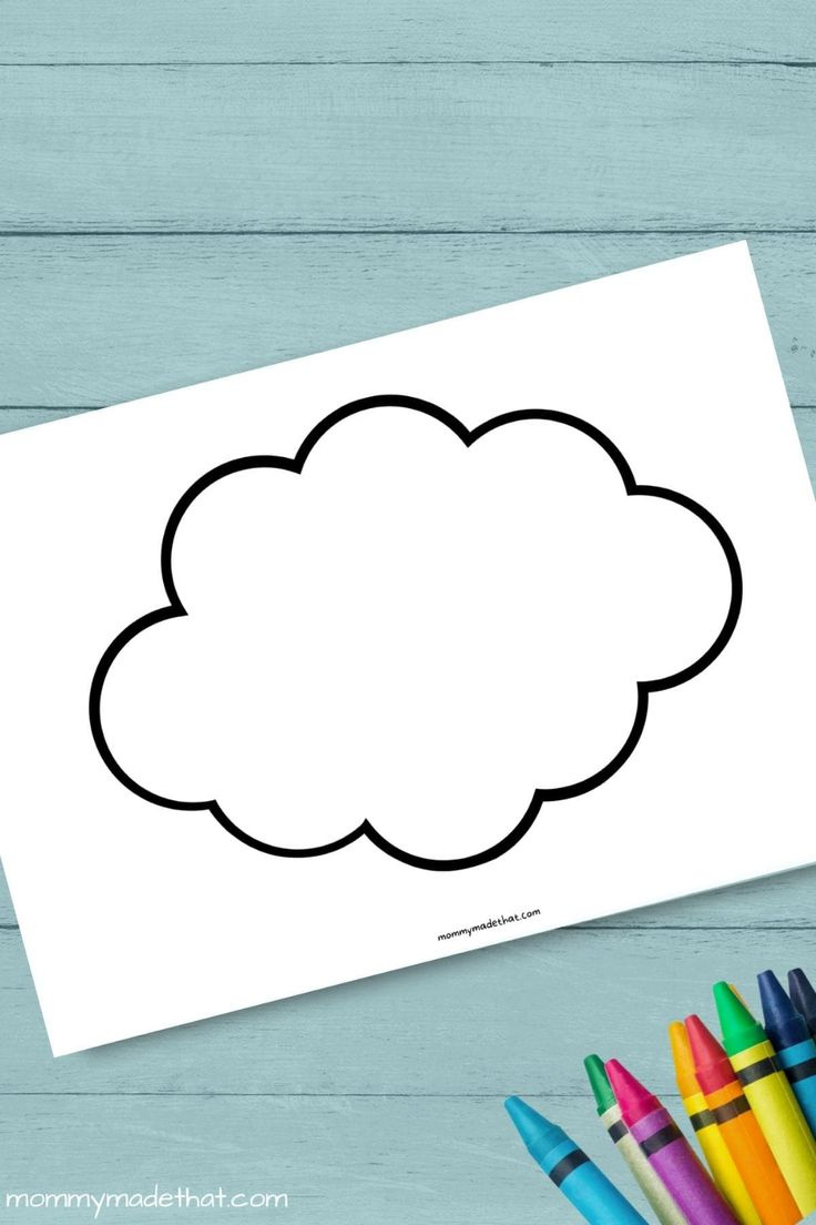 Free Printable Cloud Templates For Fun Spring Crafts throughout Free Printable Cloud Stationery