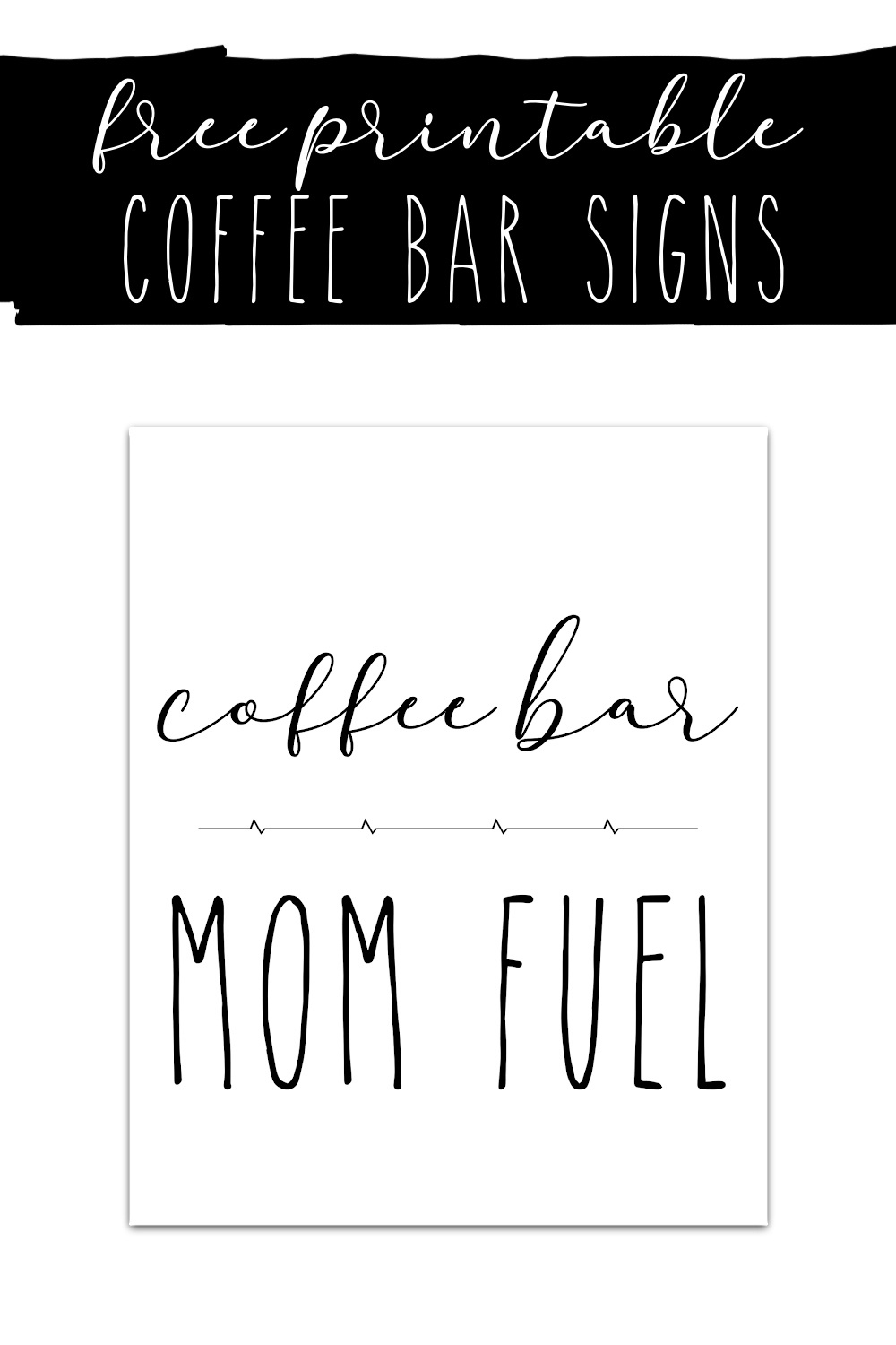 Free Printable Coffee Bar Signs - Extreme Couponing Mom in Free Printable Coffee Bar Signs