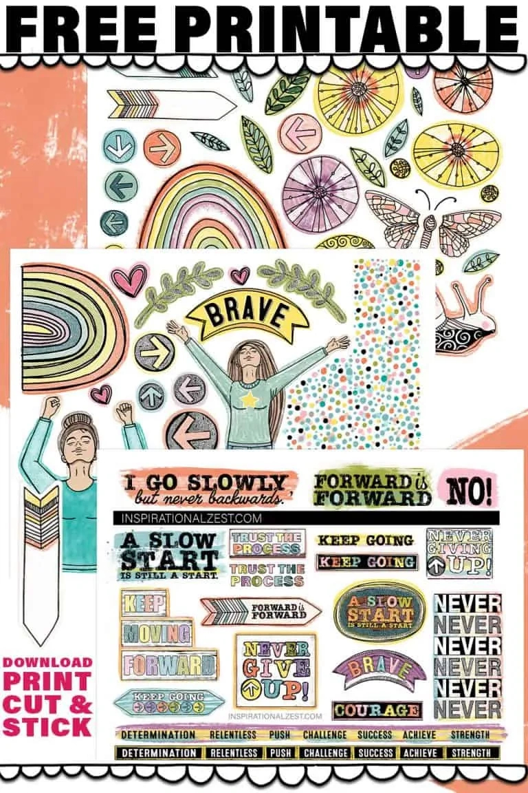Free Printable Collage Sheets | Move Forward Color • Inspirational with regard to Free Printable Picture Collage