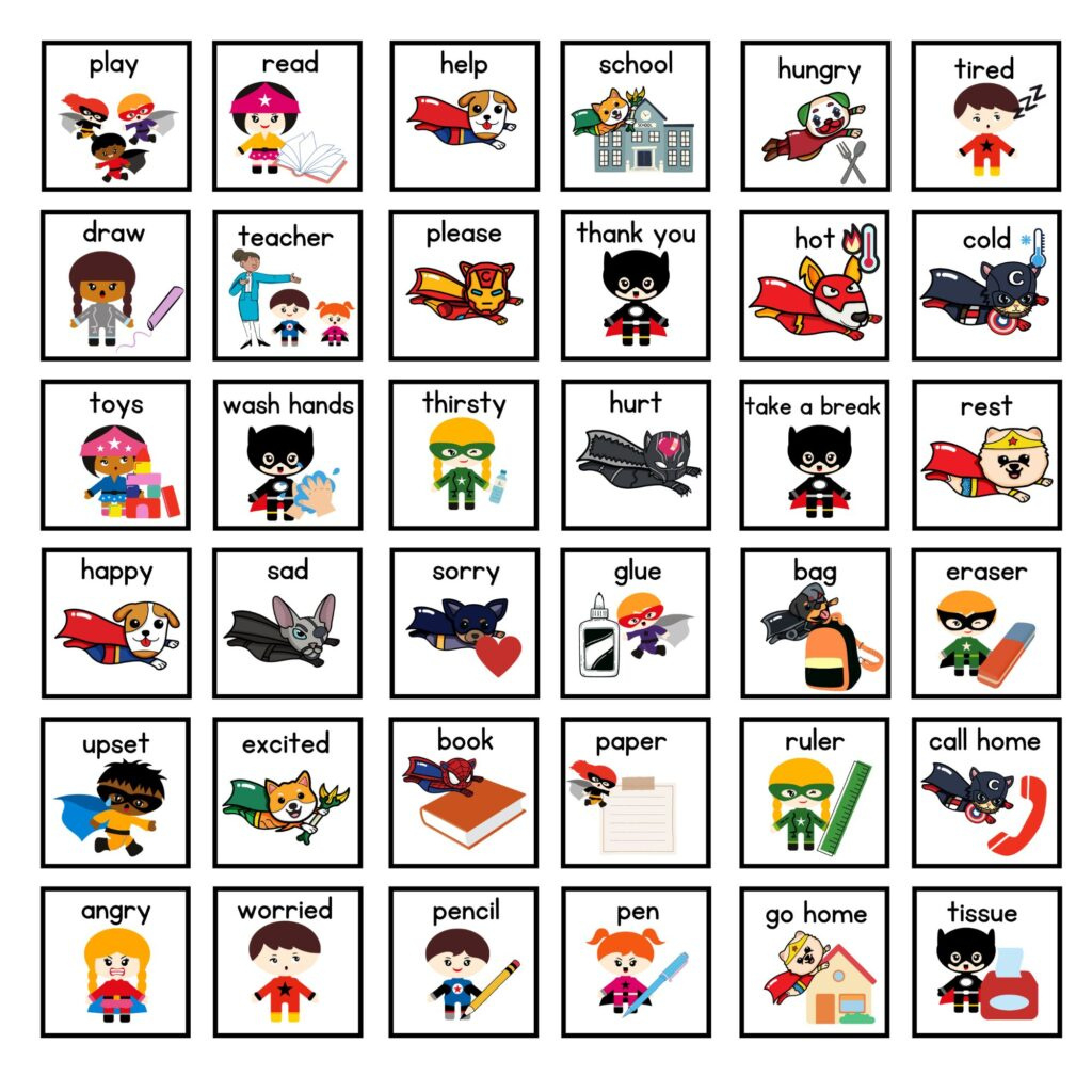 Free Printable Communication Cards - The Expat Mum inside Autism Picture Cards Free Printable
