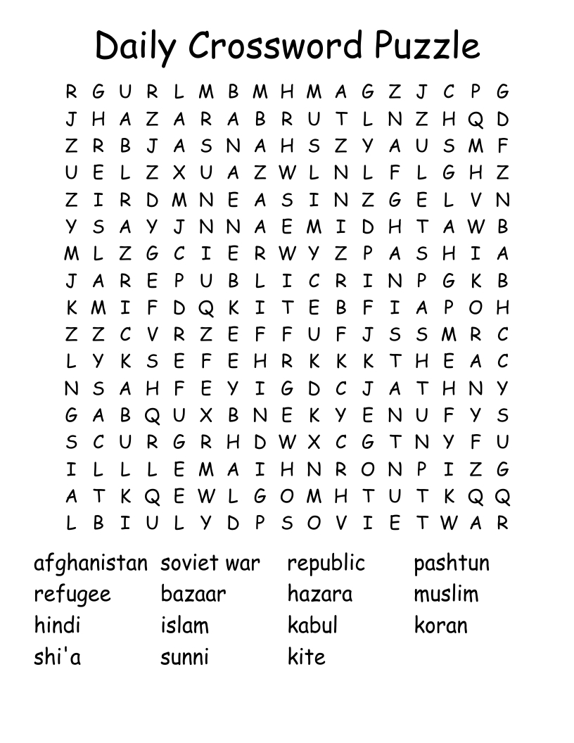 Free Printable Crossword Puzzles | Print It Free - Worksheets Library regarding Free Daily Online Printable Crossword Puzzles