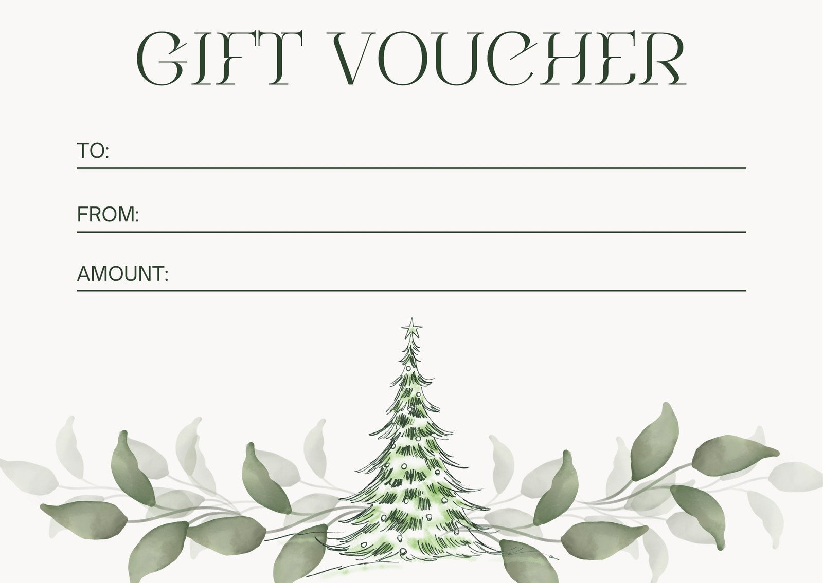 Free, Printable Custom Christmas Gift Certificate Templates | Canva in Free Printable Gift Certificate Christmas