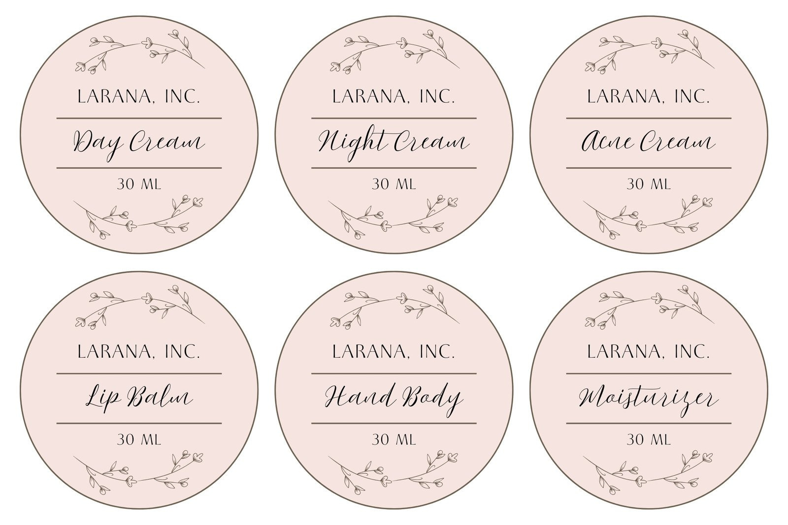 Free, Printable Custom Label Templates | Canva for Free Customizable Printable Labels