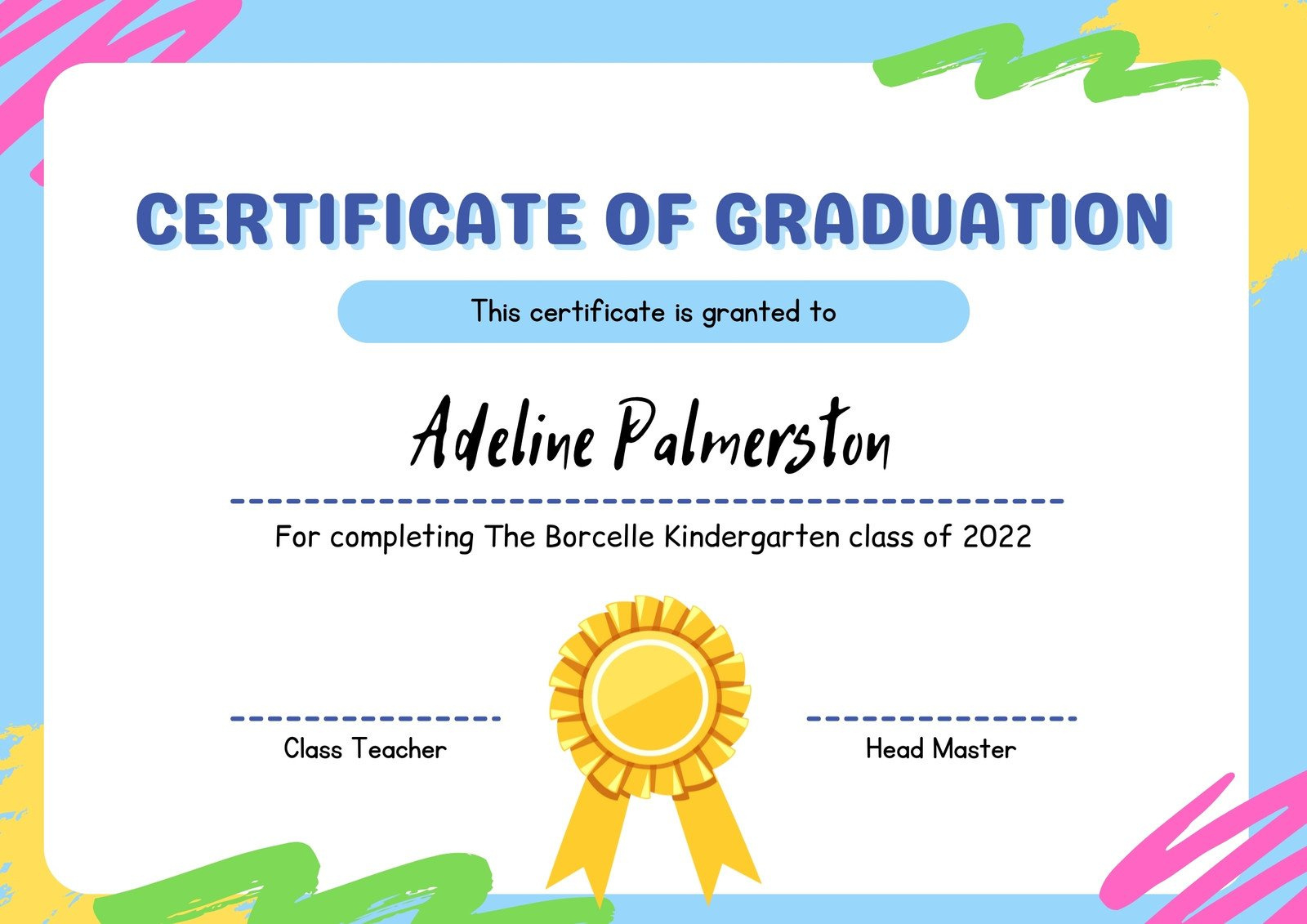 Free Printable, Customizable Academic Certificate Templates | Canva in Free Printable Certificates For Students