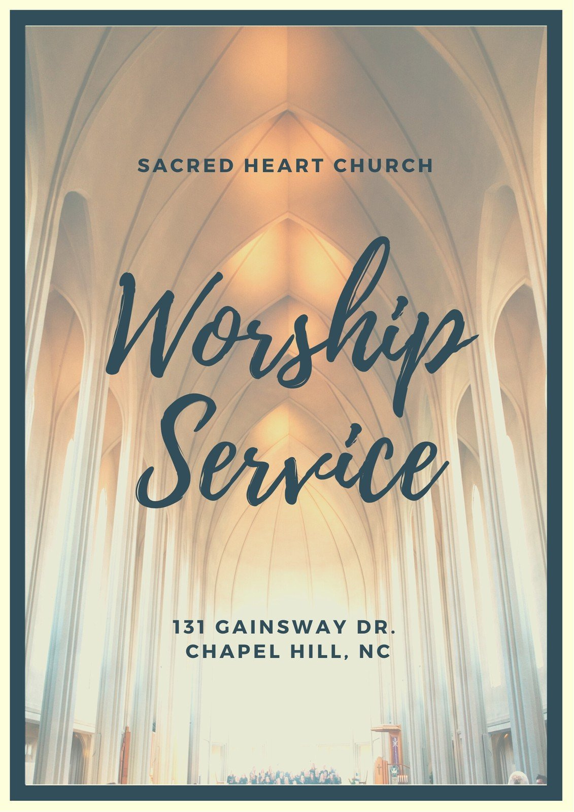 Free, Printable, Customizable Church Program Templates | Canva pertaining to Free Printable Church Program Templates