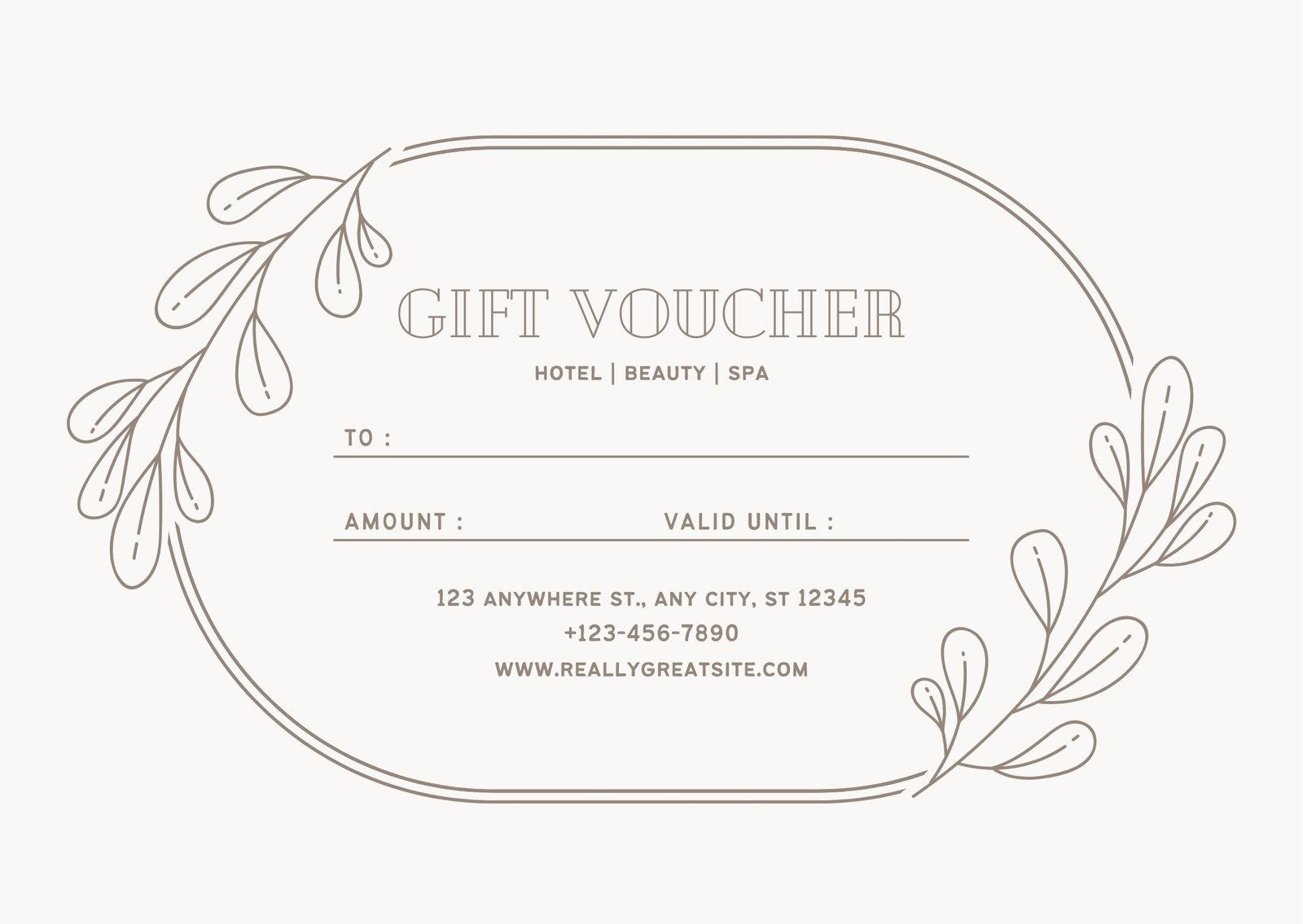 Free, Printable, Customizable Spa Gift Certificate Templates with Free Massage Coupon Printable