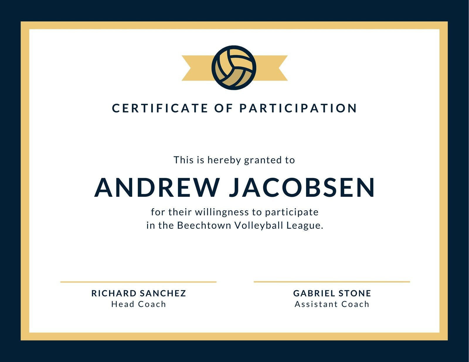 Free Printable, Customizable Sport Certificate Templates | Canva intended for Sports Certificate Templates Free Printable