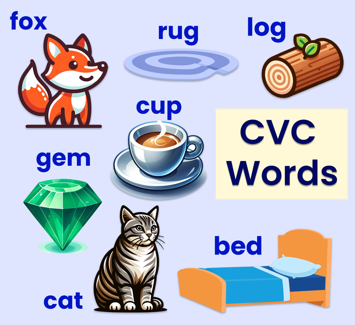 Free Printable Cvc Word Lists | Abcmouse intended for Free Printable Cvc Words With Pictures