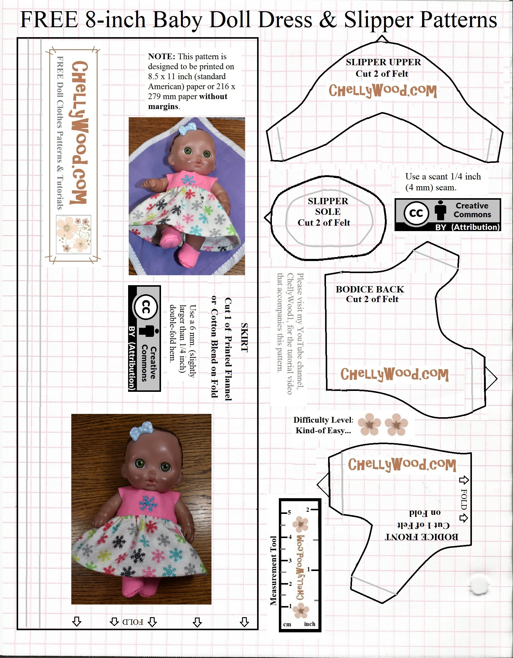 Free Printable #Doll Clothes Pattern: #Felt Booties For 8″ #Baby inside American Girl Doll Clothes Patterns Free Printable