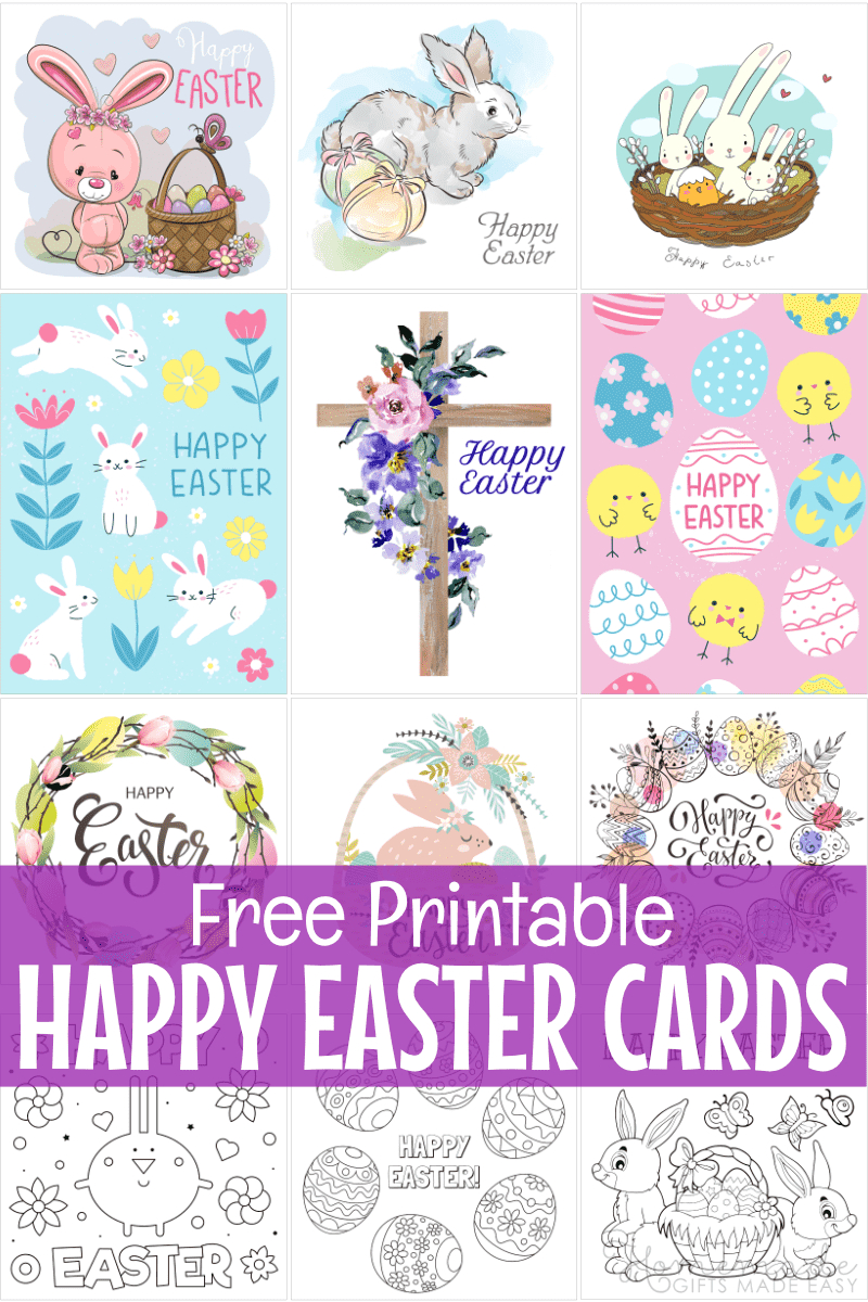 Free Printable Easter Cards & Easter Card Templates To Color pertaining to Free Printable Easter Card Inserts