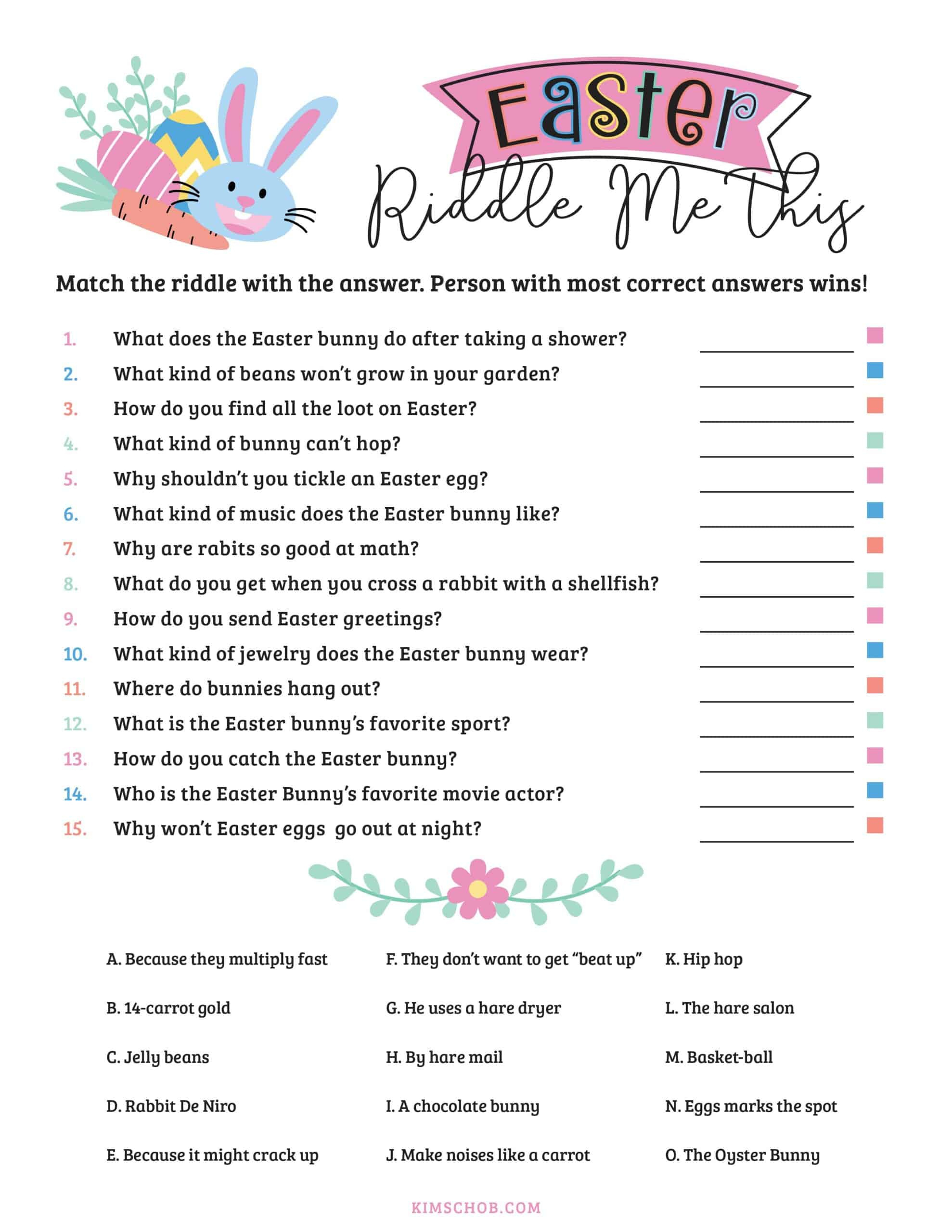 Free Printable Easter Games For Kids - Kim Schob intended for Easter Games For Adults Printable Free
